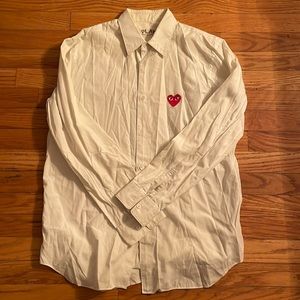Comme des Garçons mens dress shirt.